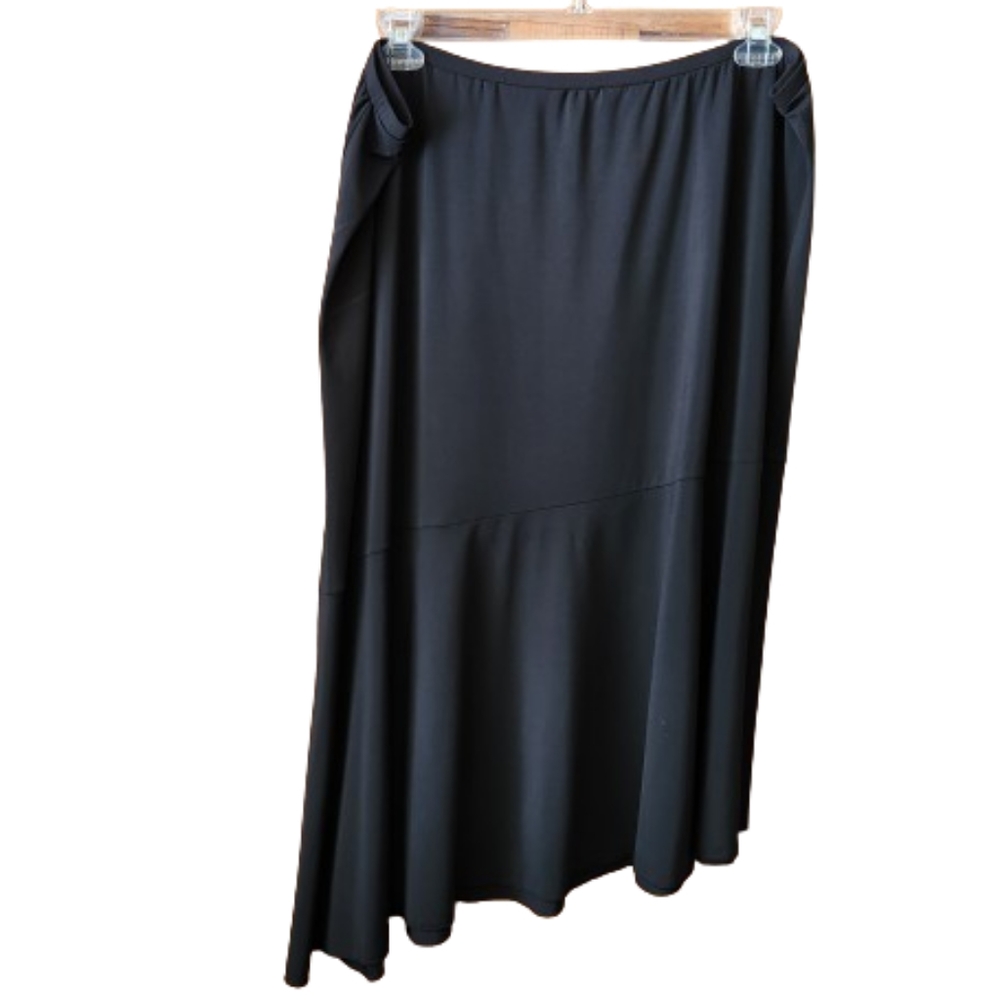 Black Asymmetrical Skirt